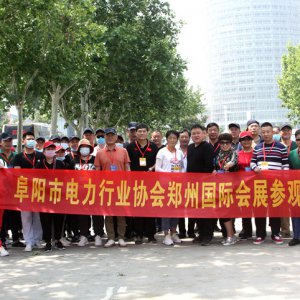 市电力行业协会参观团走进郑州国际会展中心参展